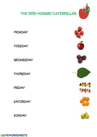 The very hungry caterpillar