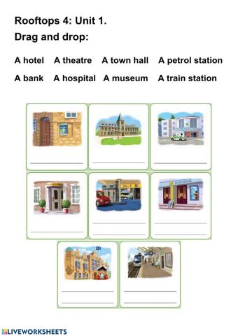 Rooftops 4: Unit 1 - Drag and Drop