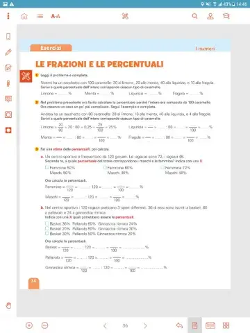 Frazioni e percentuali