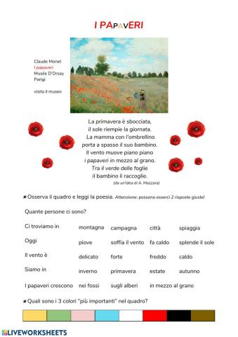 Papaveri Monet