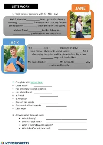 Personal information - Ver to be