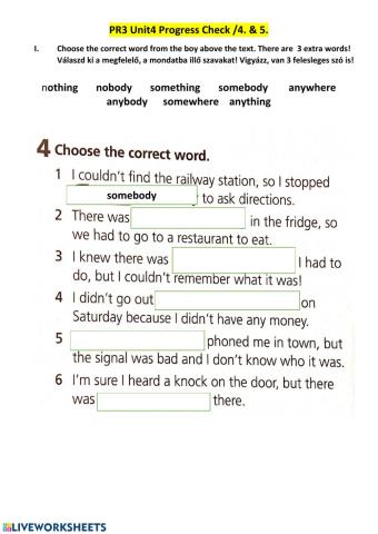 Pr3 Unit4 Progress Check