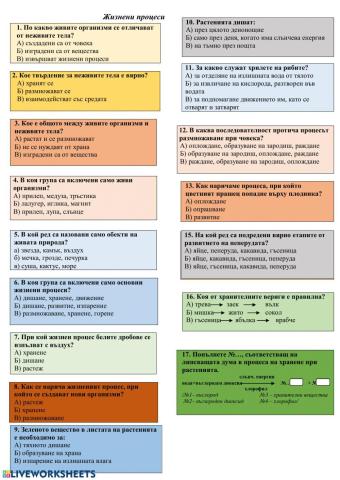 Жизнени процеси