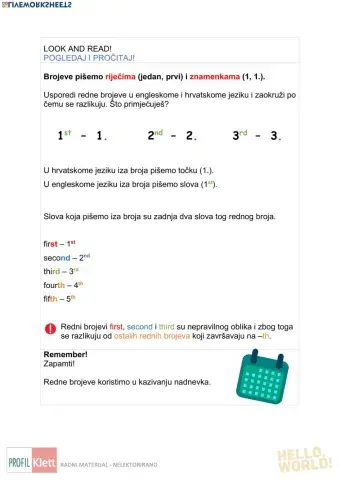 HW5-SEN-Unit3-Lesson 3A-2Ordinal numbers
