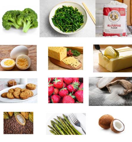 Food from the supermarket