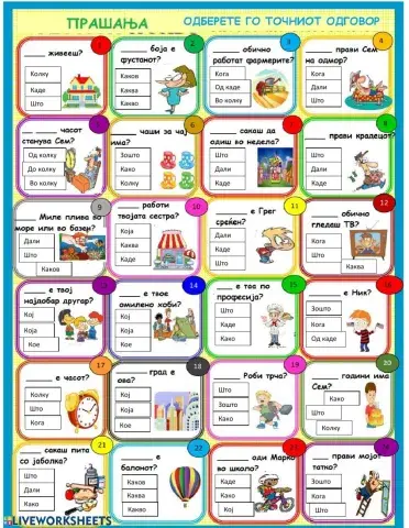 Question words-Macedonian