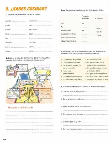 Pretérito Perfecto Experiencias Vitales