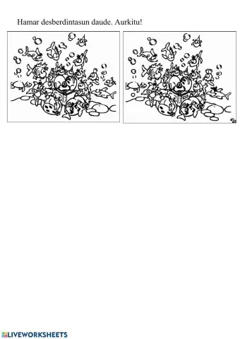 10 desberdintasuna bilatu