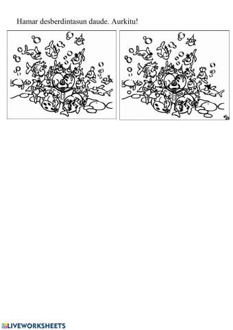 10 desberdintasuna bilatu