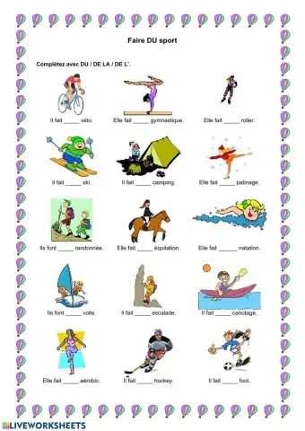 Faire du sport - Aimer le sport