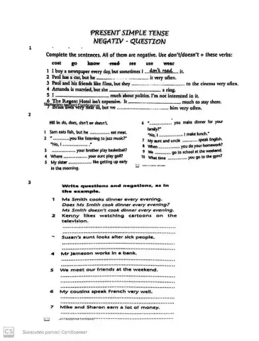 Present Simple Tense