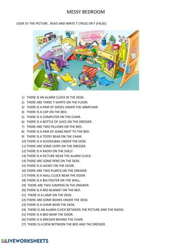 Messy Bedroom