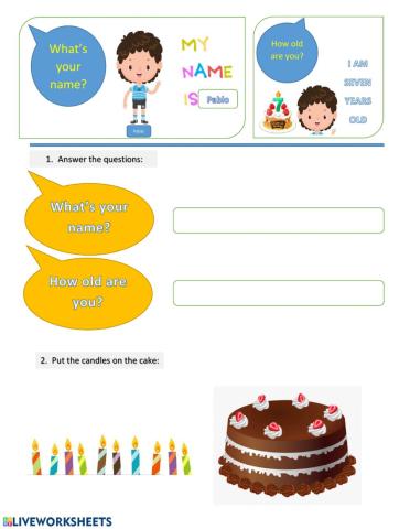 What's your name and how old are you