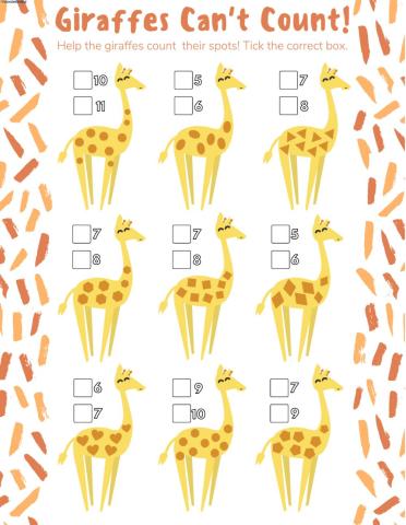 Giraffes Can't Count