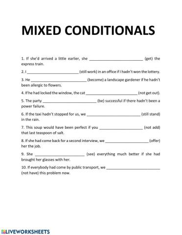 Mixed conditionals (unreal premise in the past)