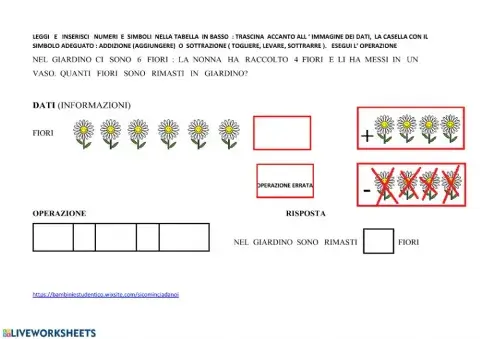 Problema : addizione o sottrazione?