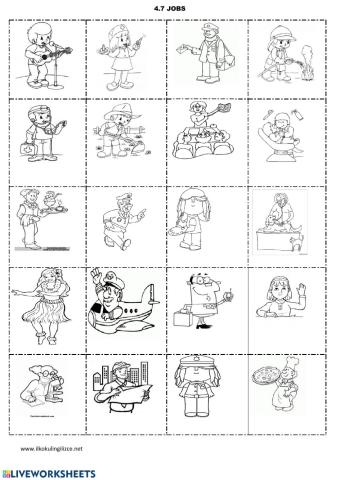 Jobs worksheet