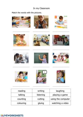 Verbs in the Classroom