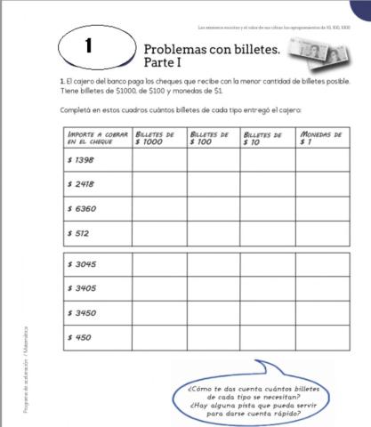 Billetes trayectorias 1 1