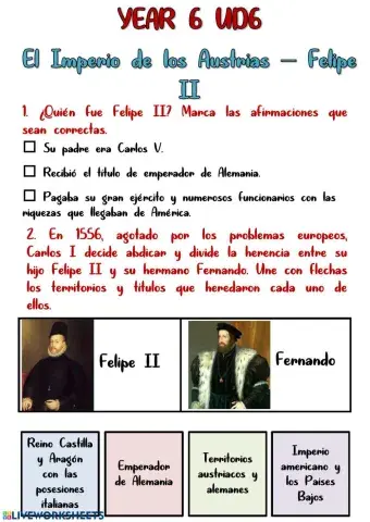 El Imperio de los Austrias - Felipe II