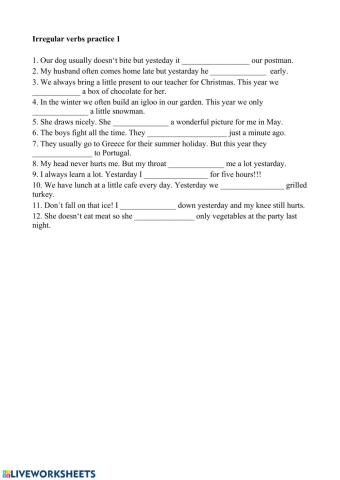 Irregular past practice