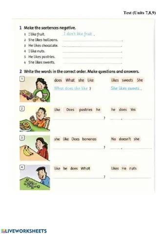 Family and friends-2 (Test Units 7,8,9)