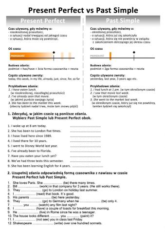 Present Perfect vs Past Simple p1