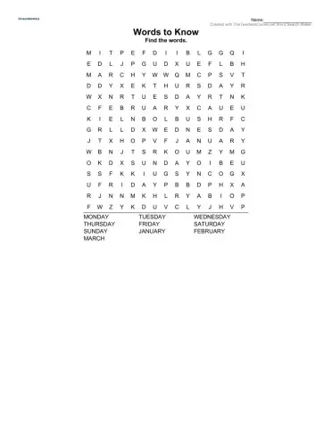 Word Search