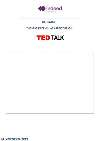 Bill Gates -The next outbreak?