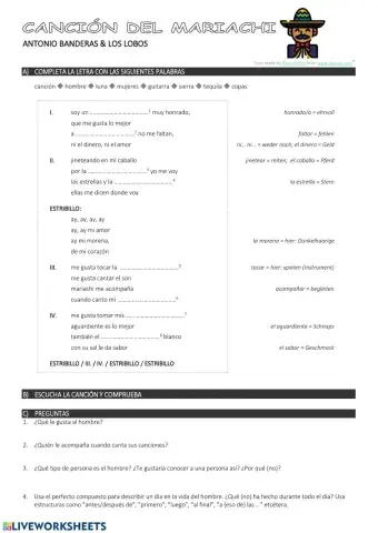 El Mariachi - Pretérito Perfecto