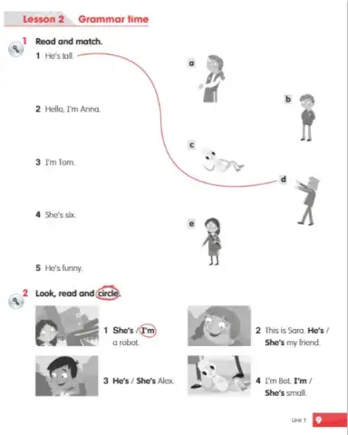 First grade.Workbook.Page 9.