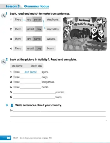 Second grade.Workbook page 10