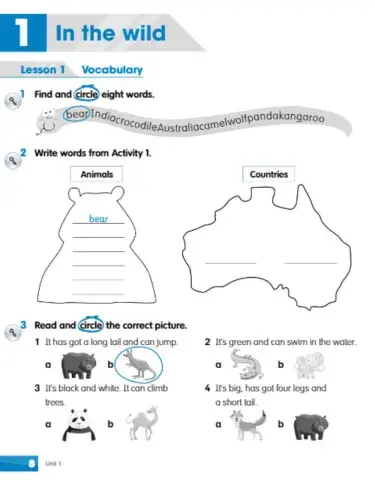 Second grade.Workbook page 8