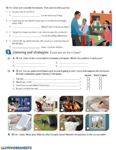 Asking for favors listening