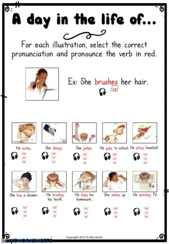 Daily Routine Pronunciation