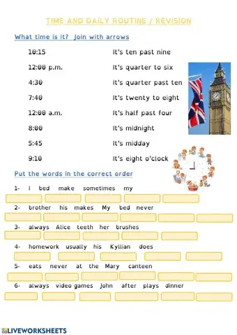 Time and daily routine