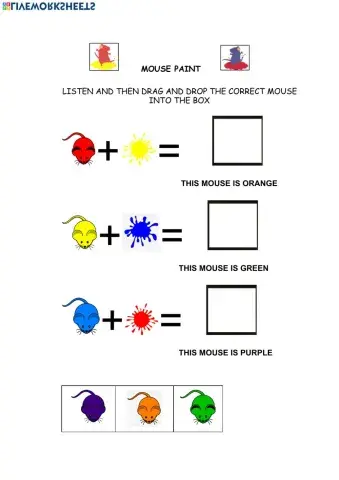 Mouse Paint - Colours