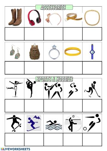 Accessories & sports