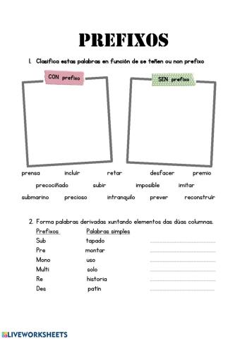 Prefixos