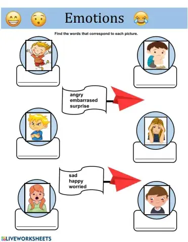 Emotions written exercise