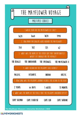 The Mayflower Voyage