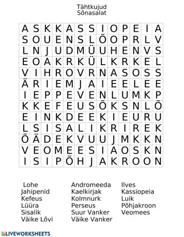 Tähtkujud (4.klass)