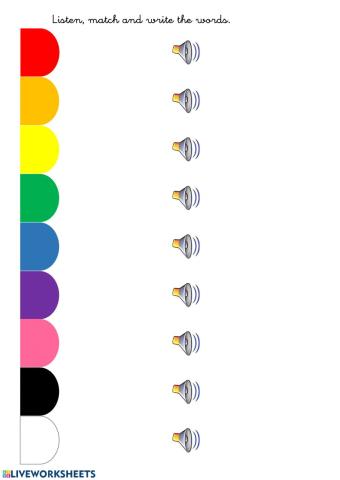 Colores en nglés