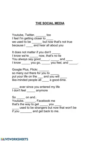 Social Media Song