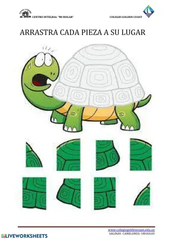 ARRASTRA CADA PIEZA A SU LUGAR