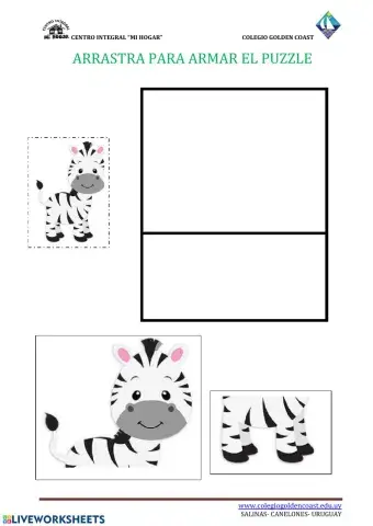 ARRASTRA PARA ARMAR EL PUZZLE