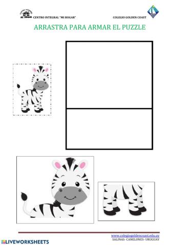 ARRASTRA PARA ARMAR EL PUZZLE