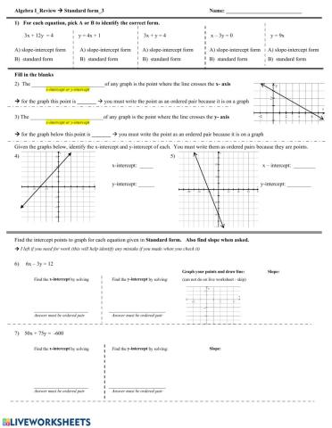 Review Standard form