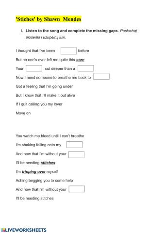 Shawn Mendes 'Stiches-