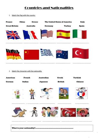 Countries and Nationalities